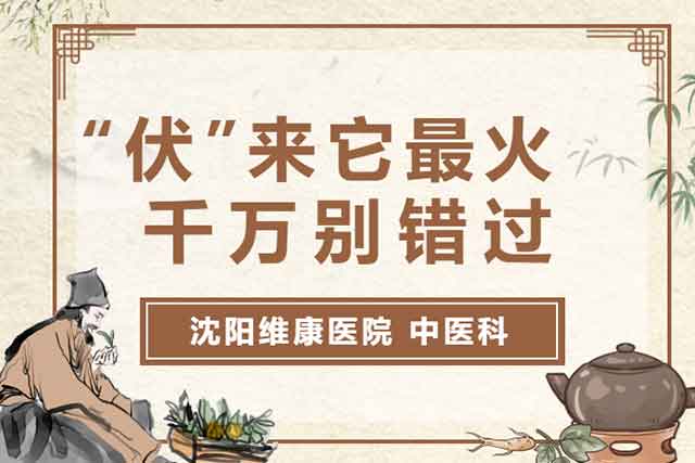 “伏”来它最火 千万别错过! 沈阳维康医院三伏贴即将开贴! “伏”来它最火 千万别错过! 沈阳维康医院三伏贴即将开贴!